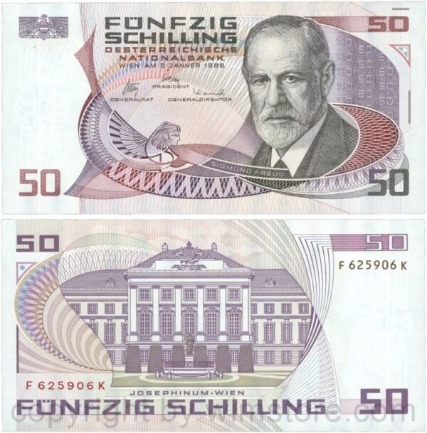 Österreich, 2. republik, p149, 50 schilling 1986, serie c m; 1 (kopie)