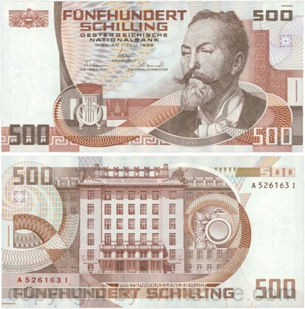 Österreich, 2. republik, p150.1, 100 schilling 1984, serie l m; 1 (kopie)