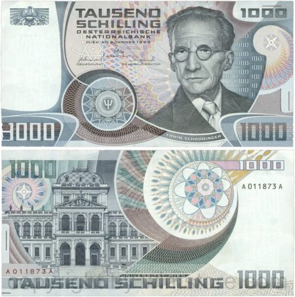 Österreich, 2. republik, p152, 1000 schilling 1983, serie a a; 3