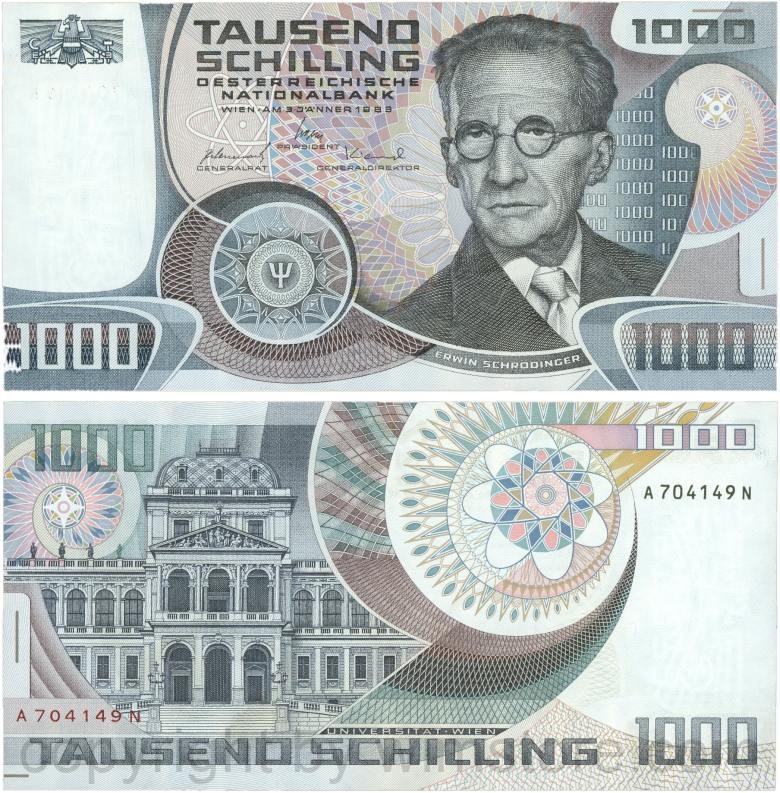Österreich, 2. republik, p152, 1000 schilling 1983 Österreich, 2. republik, p152, 1000 schilling 1983