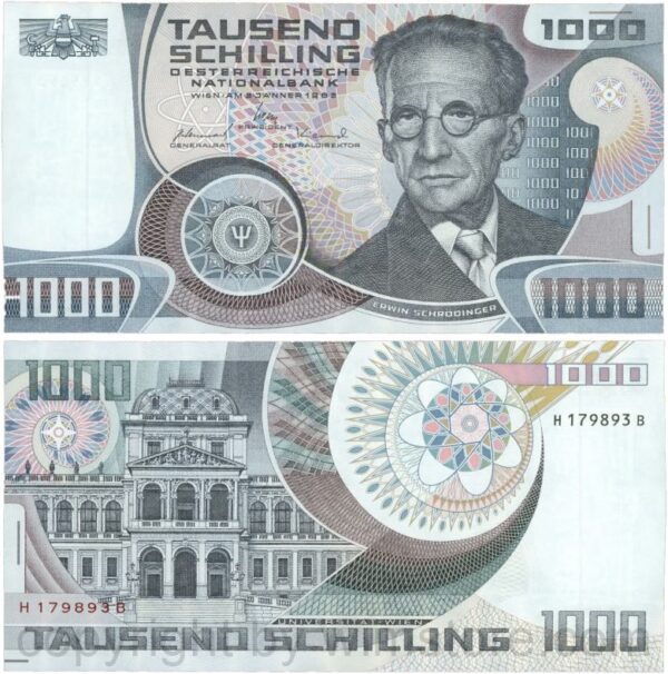 Österreich, 2. republik, p152, 1000 schilling 1983, serie b l; 4 (kopie)