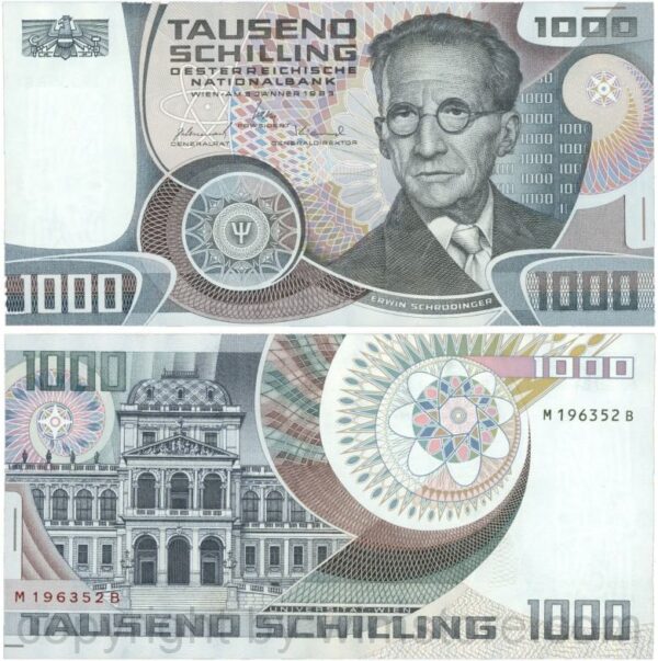 Österreich, 2. republik, p152, 1000 schilling 1983, serie e d; 1 (kopie)