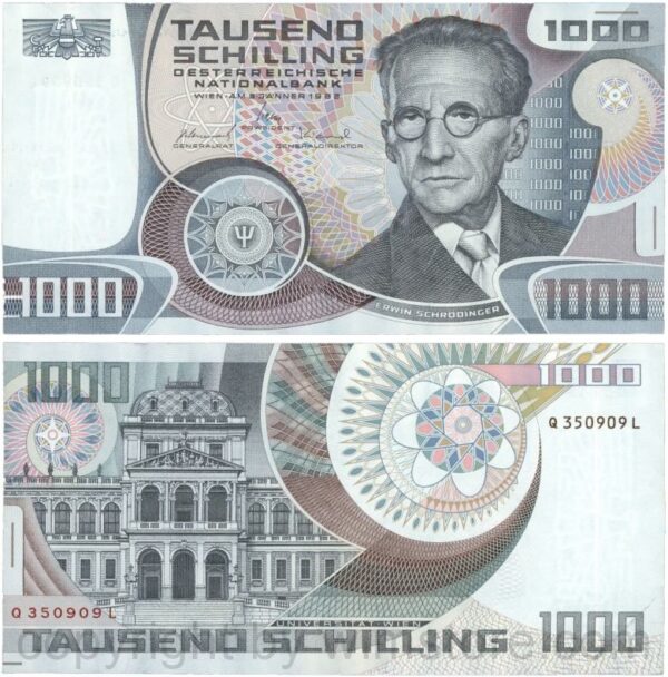 Österreich, 2. republik, p152, 1000 schilling 1983, serie q l; 1 (kopie)