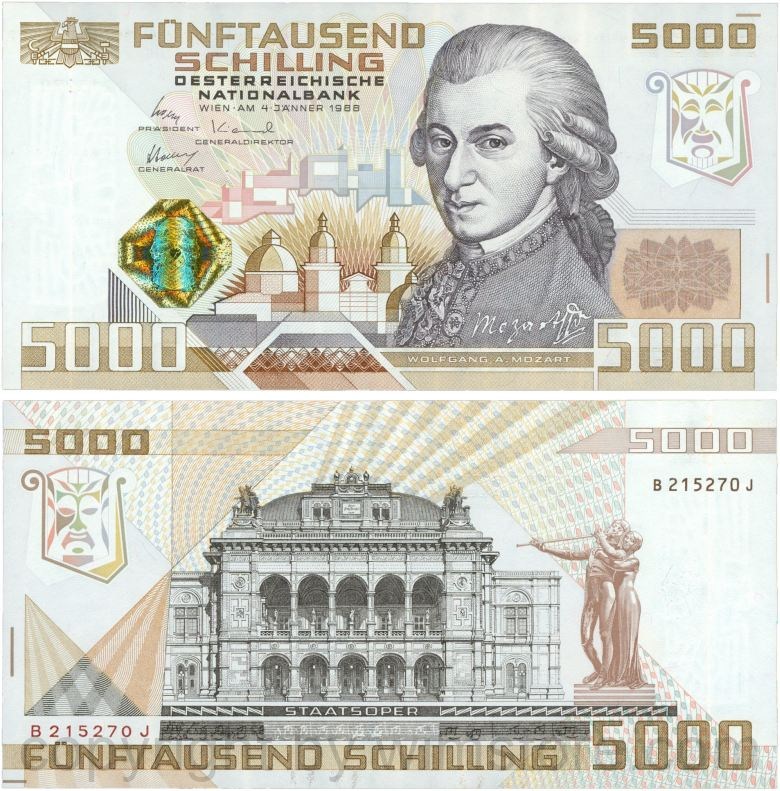 Österreich, 2. republik, p152, 1000 schilling 1983, serie t m; 1 (kopie) Österreich, 2. republik, p152, 1000 schilling 1983, serie t m; 1 (kopie)