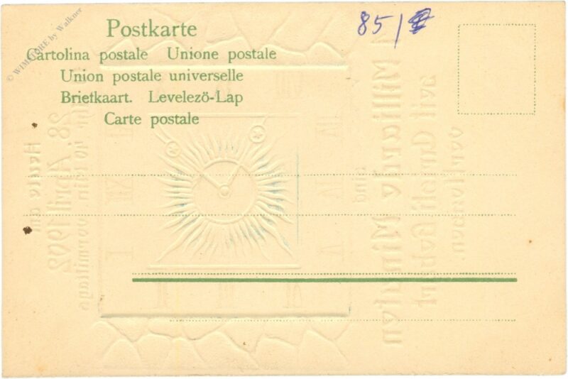 1 milliarde minuten seit christi geburt 28.4.1902
