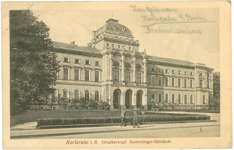 karlsruhe, großherzogl. sammlungs gebäude