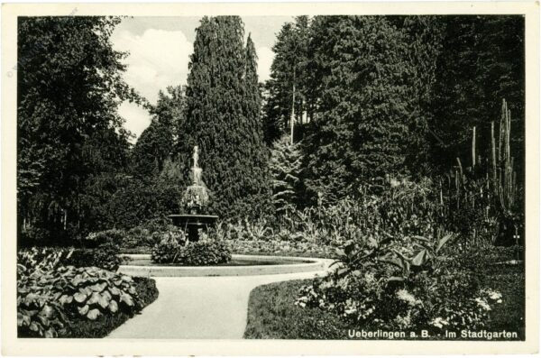 ueberlingen a. b., stadtgarten