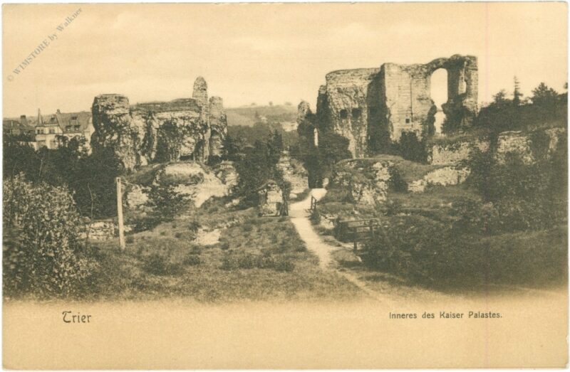 trier, inneres des kaiserpalastes