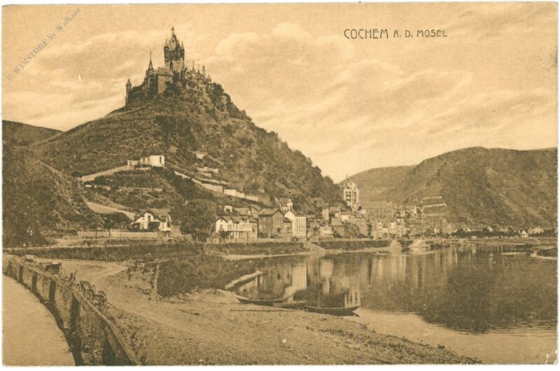 cochem an der mosel, ansicht cochem an der mosel, ansicht