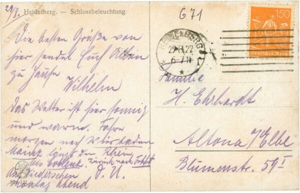 heidelberg, schlossbeleuchtung