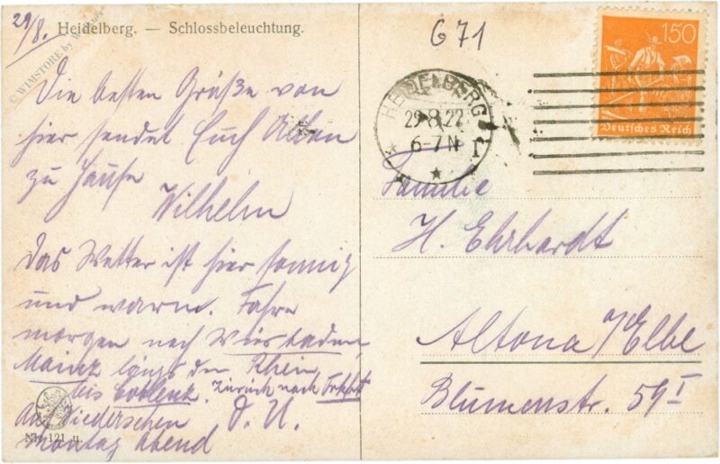 heidelberg, schlossbeleuchtung