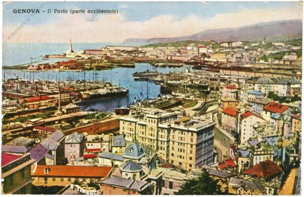 genua, der hafen genua, der hafen
