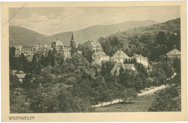 badenweiler, ansicht badenweiler, ansicht