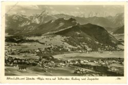 pfronten im allgäu, mit falkenstein, säuling und zugspitze