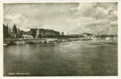 mainz, rheinansicht mainz, rheinansicht
