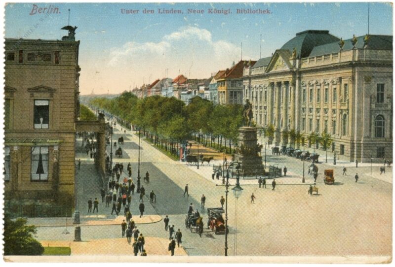 berlin, unter den linden, neue königl. bibliothek