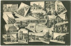 paris, montmartre, multiansicht