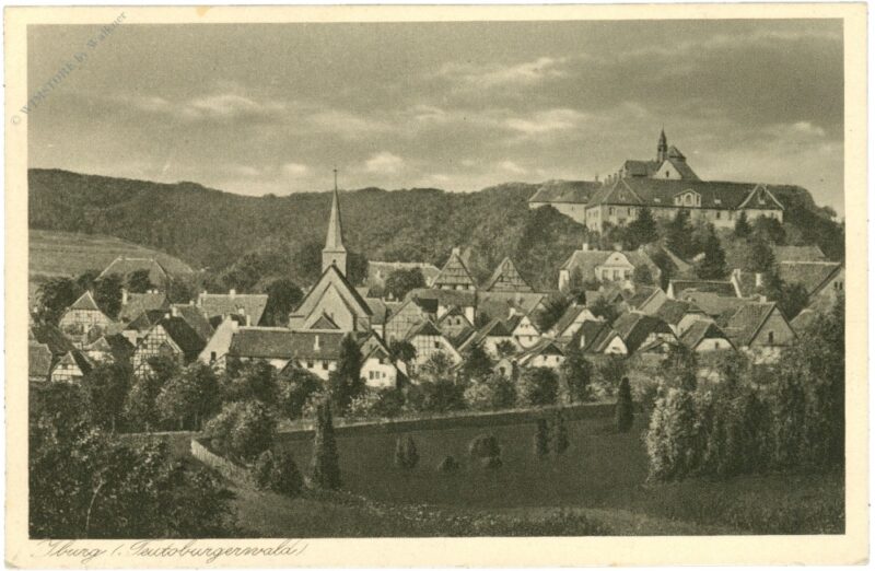 bad iburg, teutoburgerwald, ansicht