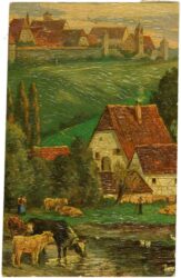 rothenburg o. tauber, blick von der herrenmühle