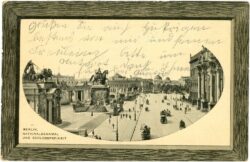 berlin, nationaldenkmal und schlossfreiheit