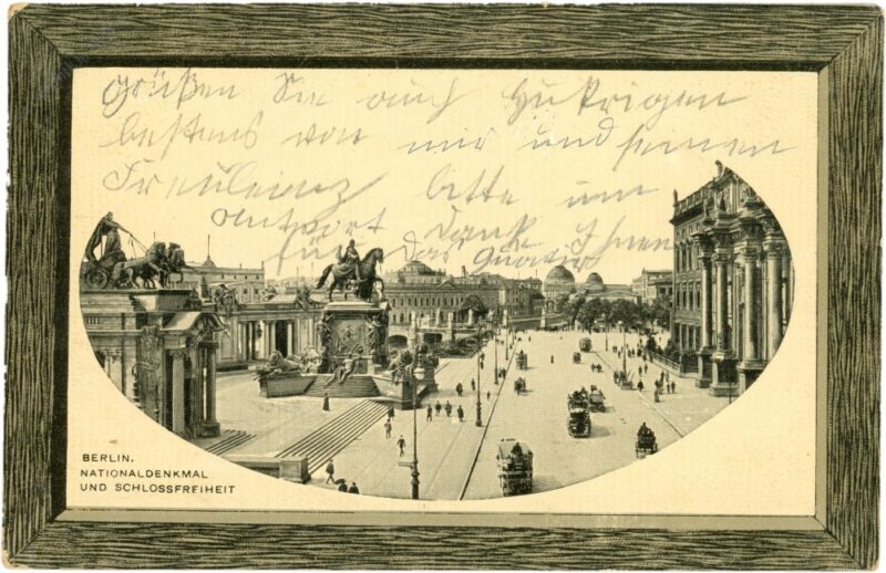 berlin, nationaldenkmal und schlossfreiheit berlin, nationaldenkmal und schlossfreiheit