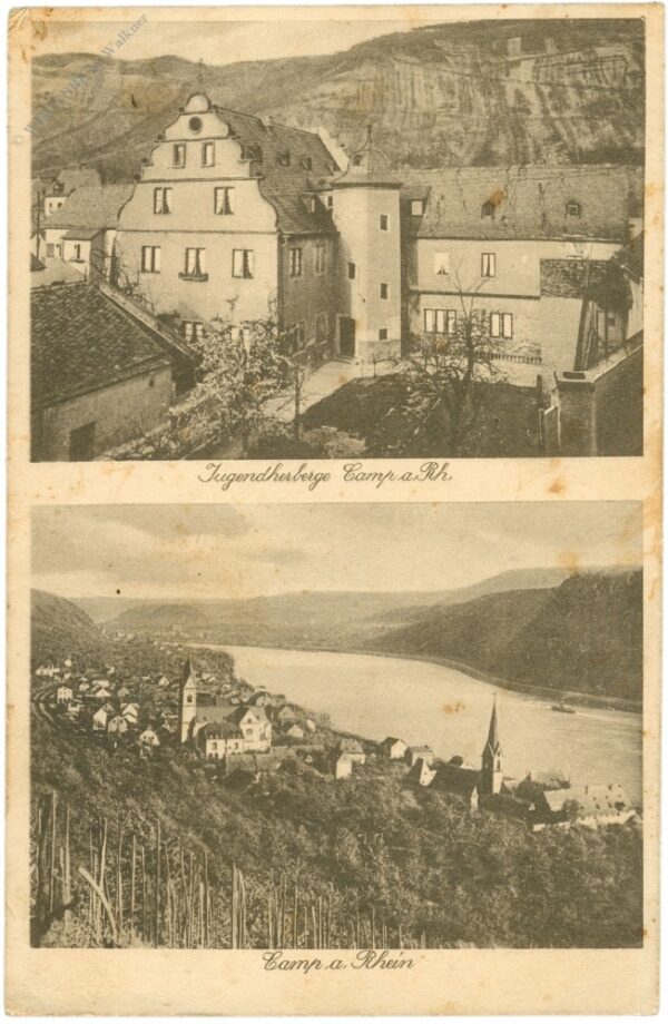 braubach am rhein, camp am rhein, multiansicht