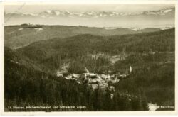 st. blasien, höhenschwand und schweizer alpen