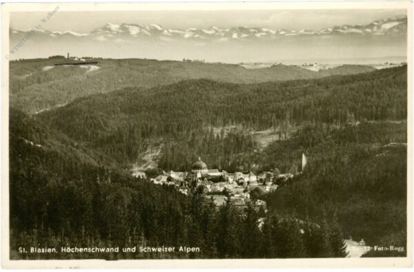 st. blasien, höhenschwand und schweizer alpen