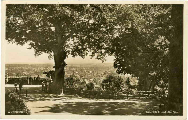 wiesbaden, druchblick auf die stadt wiesbaden, druchblick auf die stadt