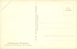 wiesbaden, druchblick auf die stadt