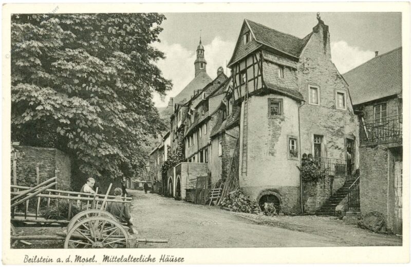 beilstein an der mosel, mittelalterliche häuser beilstein an der mosel, mittelalterliche häuser