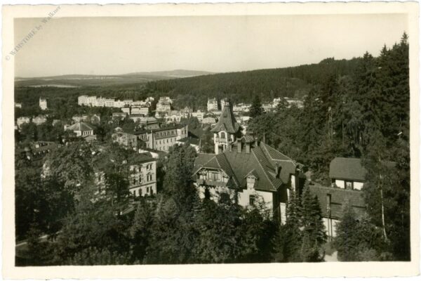 marienbad, blick vom cafe egerländer