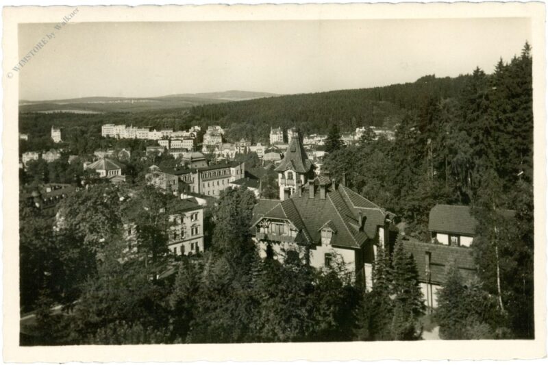 marienbad, blick vom cafe egerländer marienbad, blick vom cafe egerländer