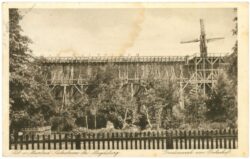 schönebeck, moor und salzbad salzelmen, gradierwerk am bahnhof