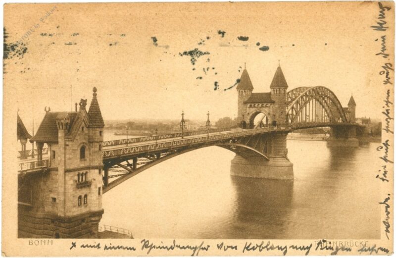 bonn, rheinbrücke bonn, rheinbrücke