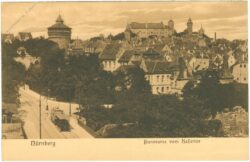 nürnberg, panorama vom hallertor