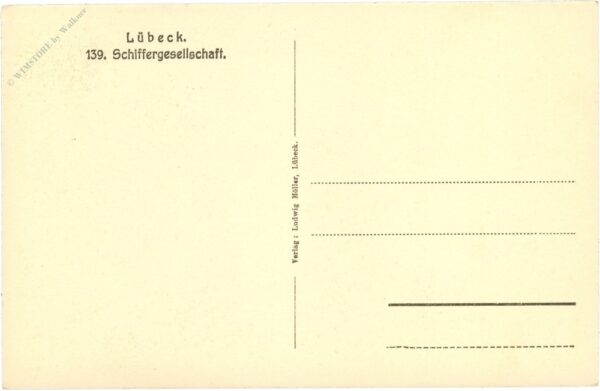 lübeck, schiffergesellschaft