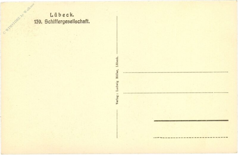 lübeck, schiffergesellschaft