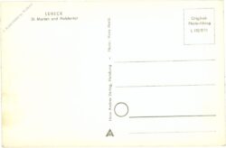 lübeck, st. marien und holstentor
