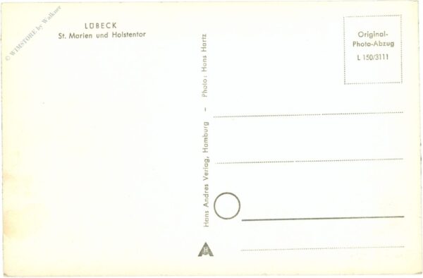 lübeck, st. marien und holstentor