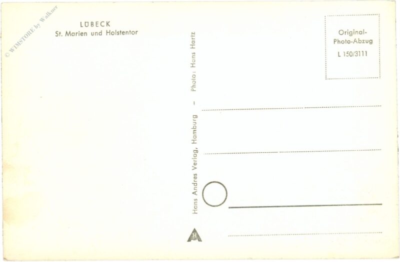 lübeck, st. marien und holstentor