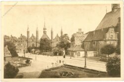 lübeck, heiligengeist hospital mit geibelplatz