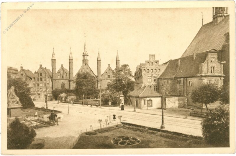 lübeck, heiligengeist hospital mit geibelplatz lübeck, heiligengeist hospital mit geibelplatz