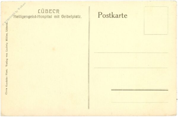 lübeck, heiligengeist hospital mit geibelplatz