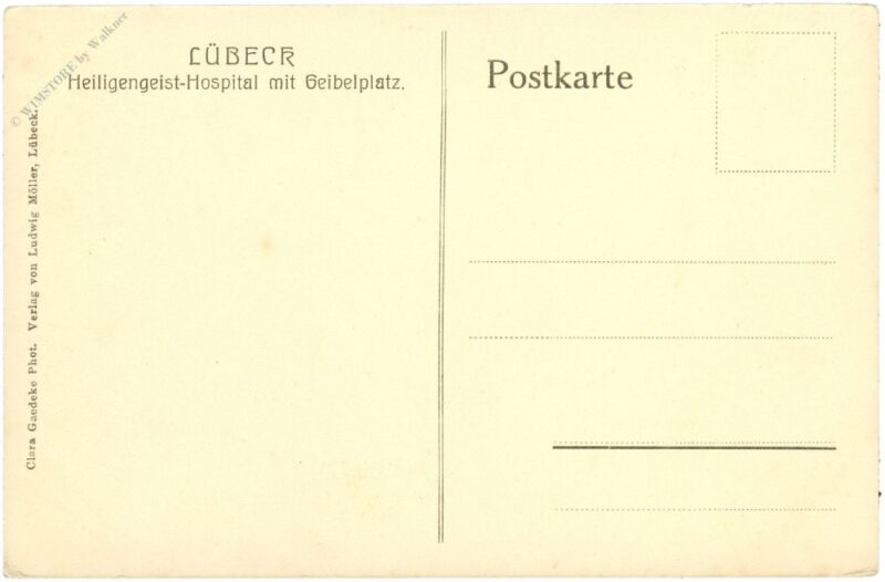 lübeck, heiligengeist hospital mit geibelplatz