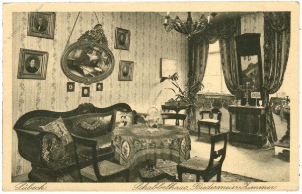 lübeck, schabbelhaus, biedermeier zimmer