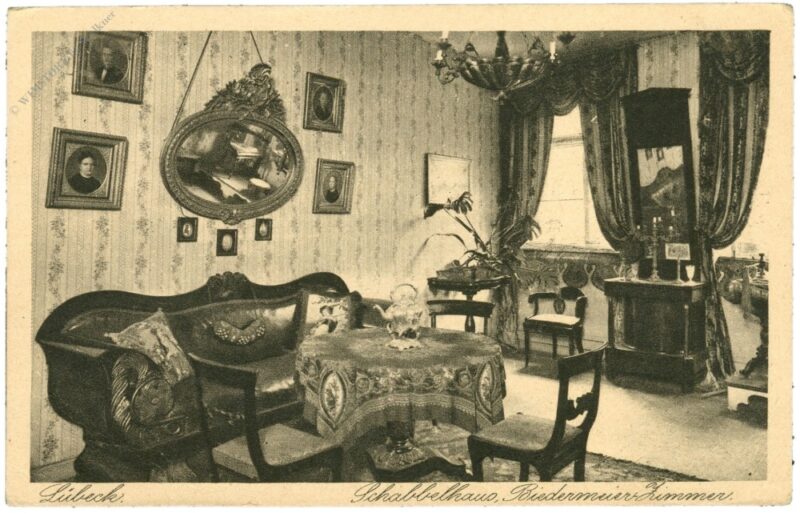 lübeck, schabbelhaus, biedermeier zimmer lübeck, schabbelhaus, biedermeier zimmer