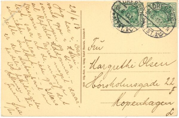 dresden, kög. zwinger, von weber's hotel gesehen