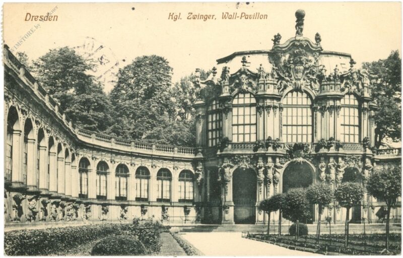 dresden, kög. zwinger, wall pavillon dresden, kög. zwinger, wall pavillon