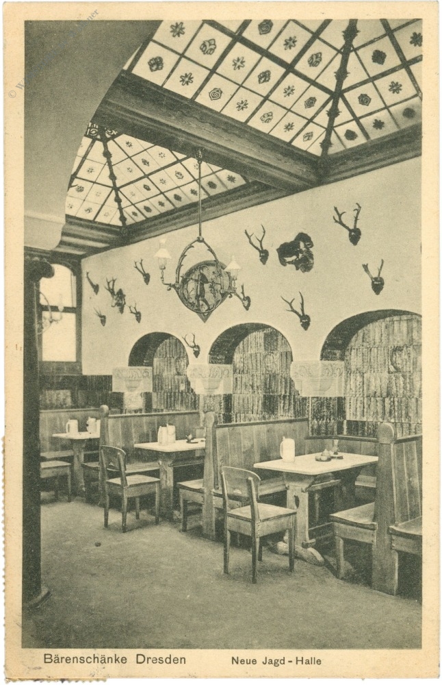 dresden, bärenschenke, neue jagd halle